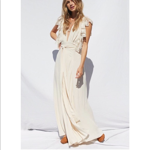 Jen's Pirate Booty Dresses & Skirts - Jen’s Pirate Booty White Poppy Wrap Dress